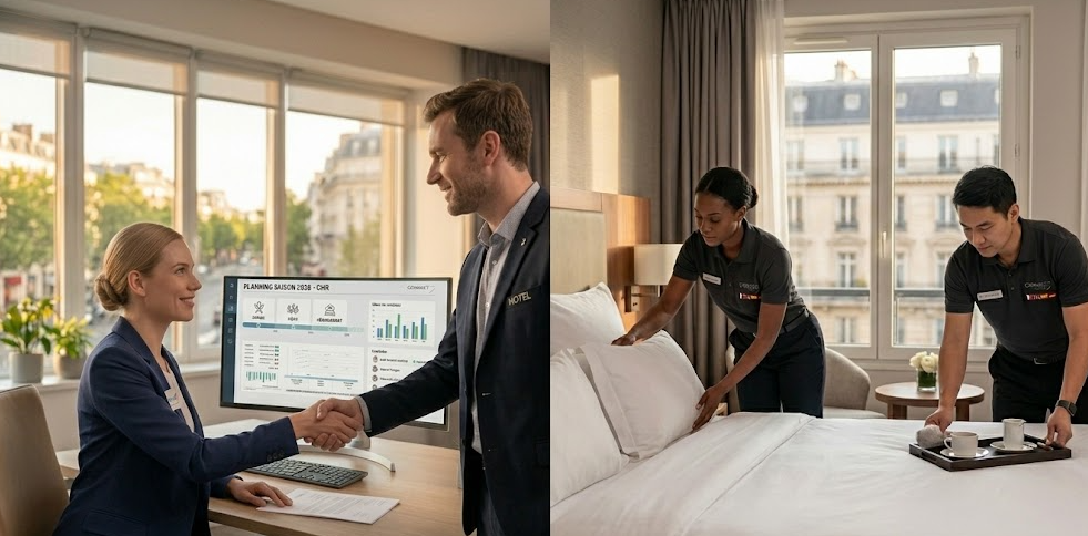 recrutement saisonnier chr hotellerie interim connectt