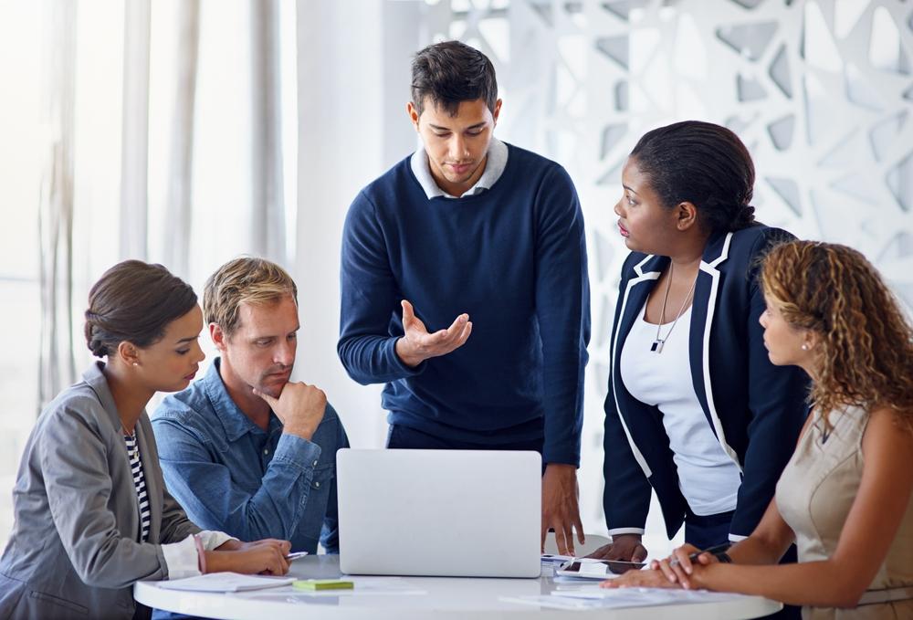 Discussion,,Meeting,And,Businesspeople,With,Leader,,Planning,Or,Teamwork,In